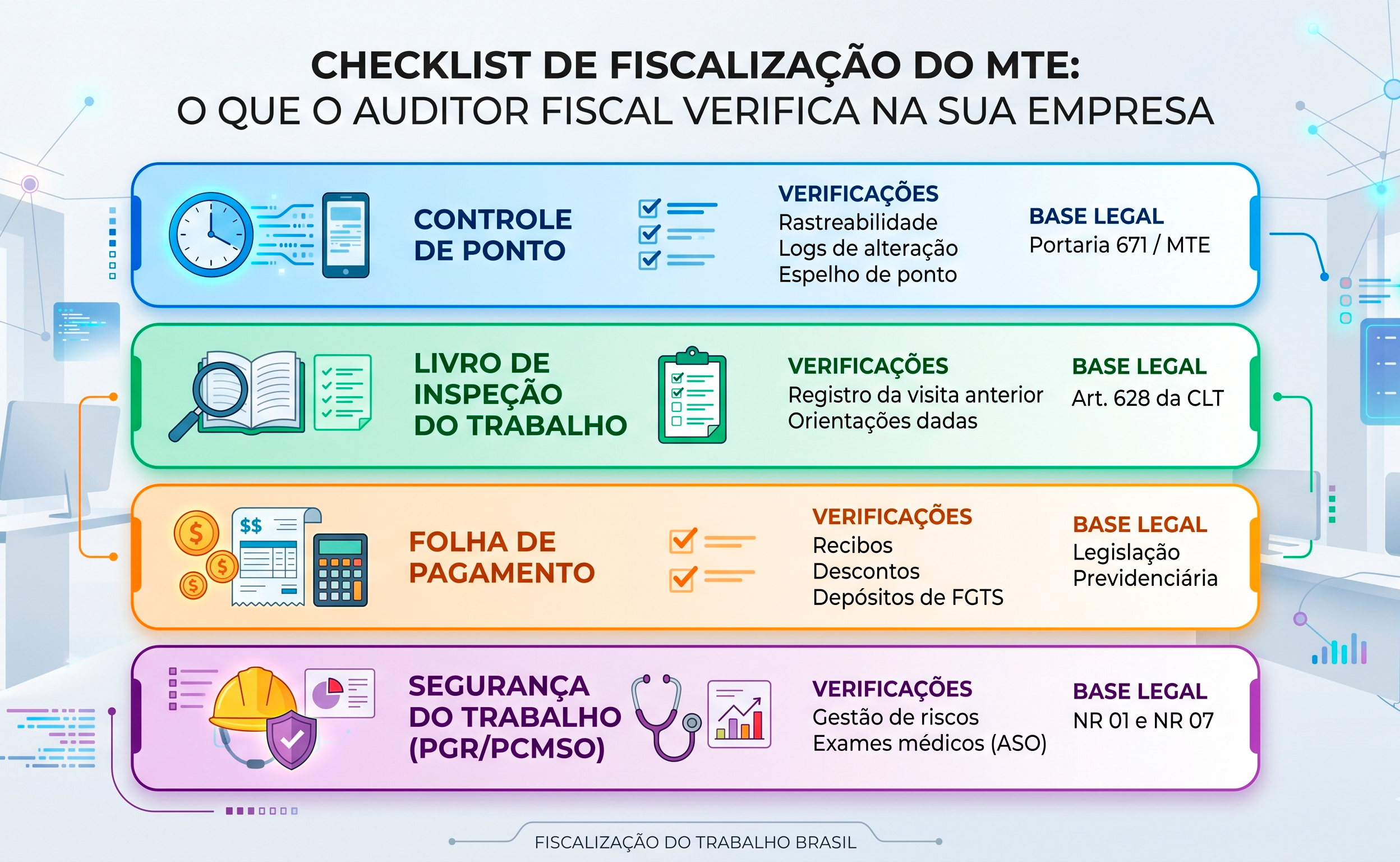 O que o auditor fiscal verifica primeiro?